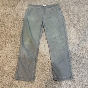 Toad&Co Pants Mens 32 Gray Insect Shield Repellent Chino Outdoor Hiking